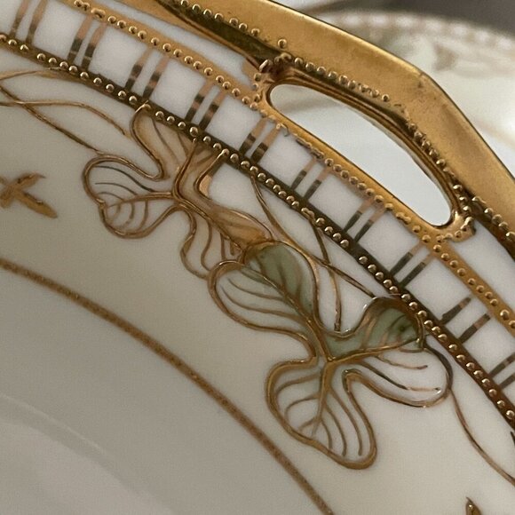 Antique Morimura Nippon 7 PC Hand Painted Berry Bowl Serving Set Circa 1910-11 - Picture 6 of 10